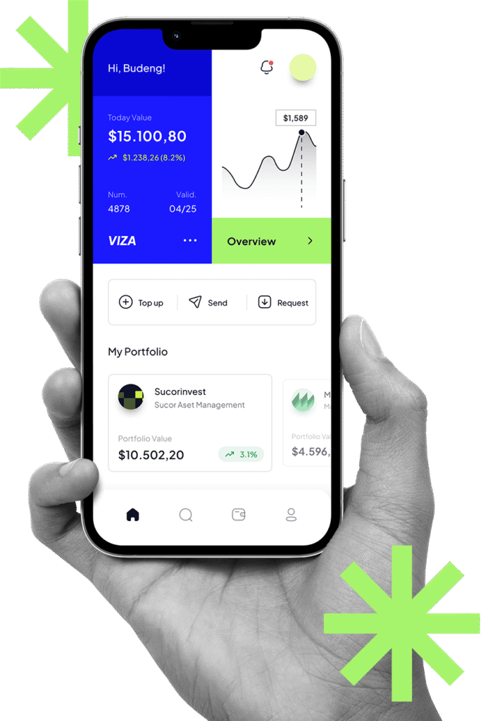 Hand holding a mobile phone displaying a green and black e-commerce checkout page.