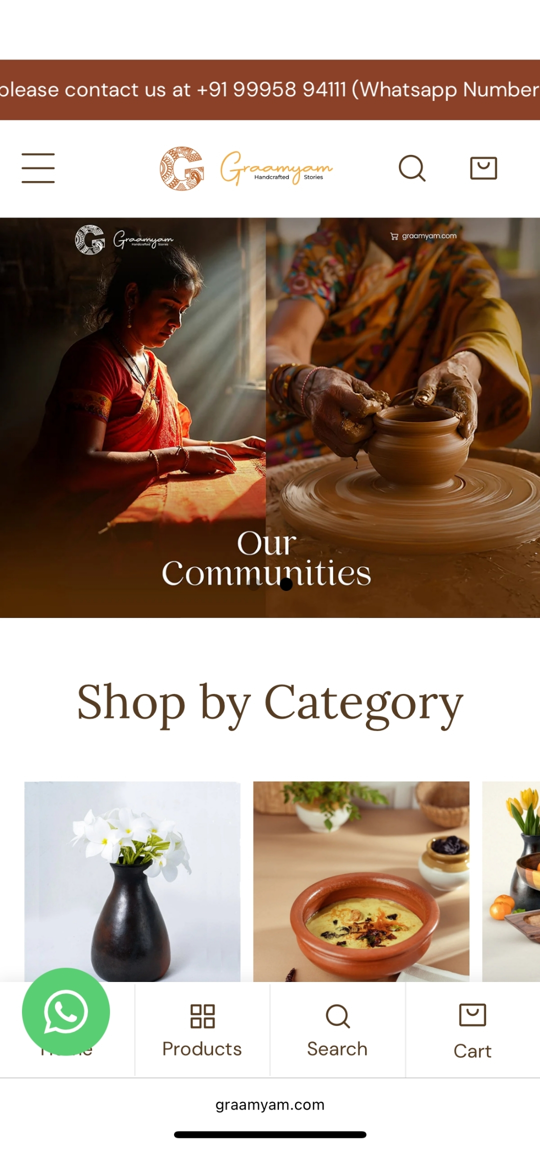 Graamyam website thumbnail